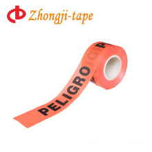 non adhesive red pe custom warning tape